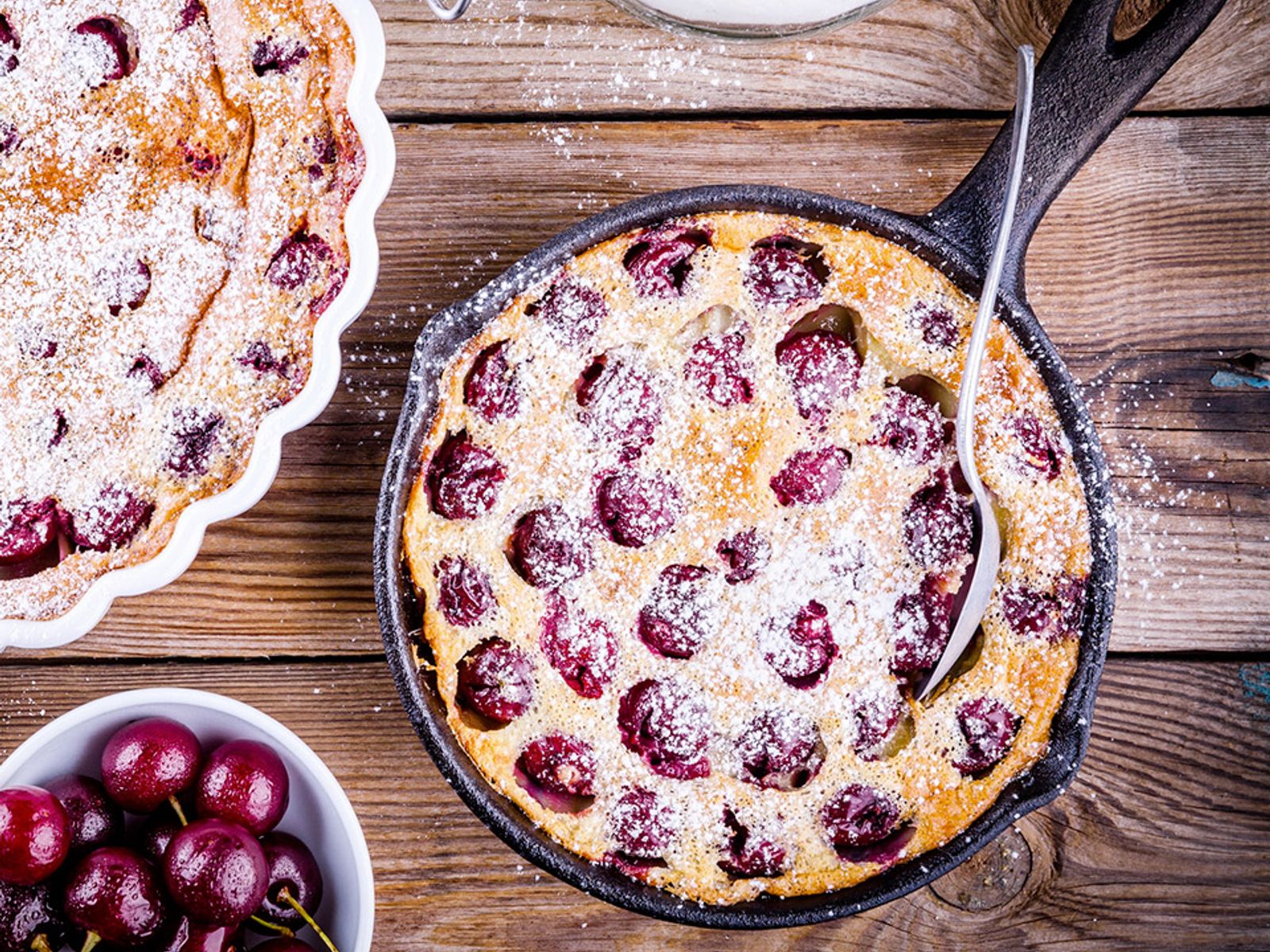 Image Clafoutis aux cerises et …
