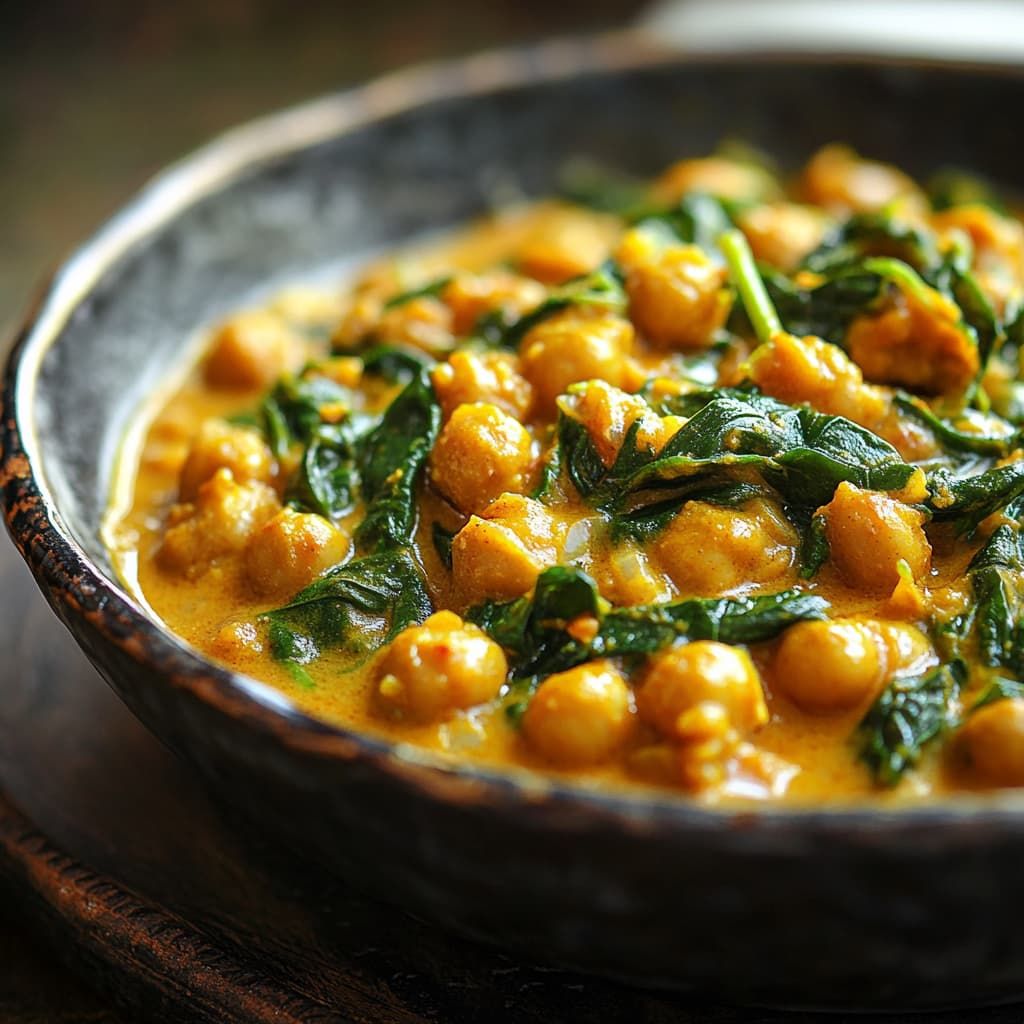 Curry de pois chiches et légumes